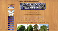 Desktop Screenshot of jouets-bois-modelage.fr
